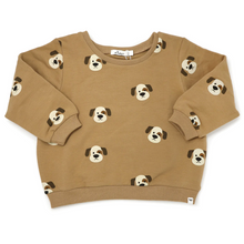 Load image into Gallery viewer, Caramel Puppy Faces Crewneck
