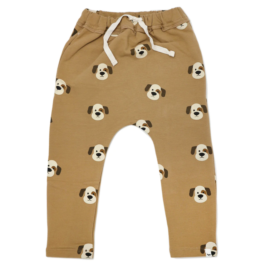 Caramel Puppy Faces Pant