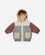 Load image into Gallery viewer, Color Block Hooded Jacket
