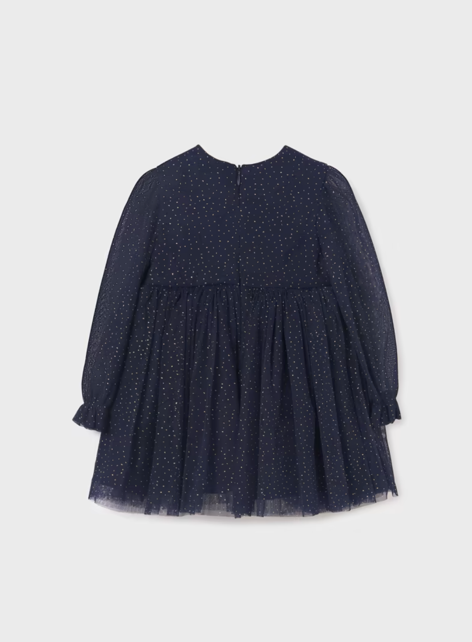 Navy Blue Shimmer Dress