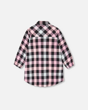 Load image into Gallery viewer, Pink Plaid Button Up Tunic
