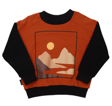 Load image into Gallery viewer, Cinnamon Colorblock Wanderlust Sweatshirt
