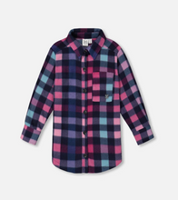 Load image into Gallery viewer, Plaid Fleece Long Shacket

