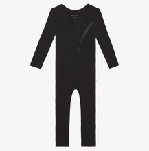 Load image into Gallery viewer, Solid Ribbed Black Convertible One Piece
