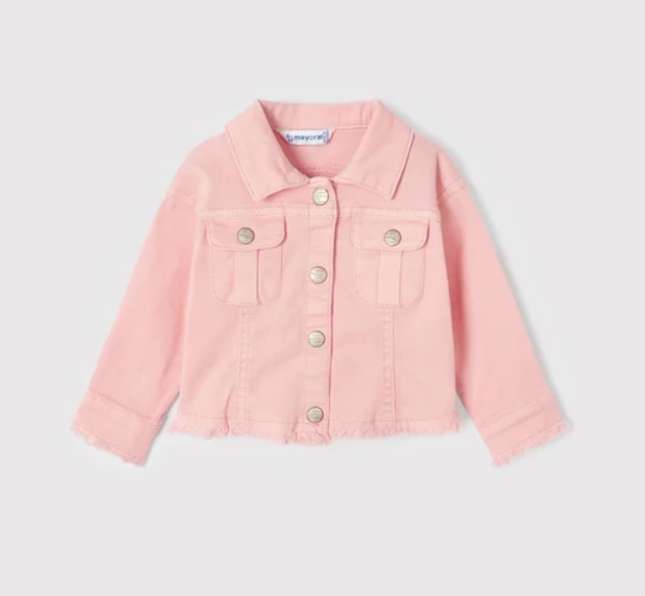 Bright Pink Twill Jacket