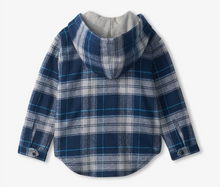 Load image into Gallery viewer, Wild Plaid Lined Hooded Shacket
