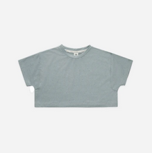 Load image into Gallery viewer, Blue Speckle Tech Crop Tee
