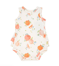 Load image into Gallery viewer, Spring Peaches Bubble Romper
