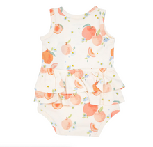 Load image into Gallery viewer, Spring Peaches Bubble Romper
