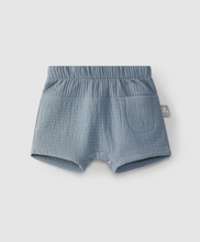 Load image into Gallery viewer, Dusty Blue Gauzy Shorts

