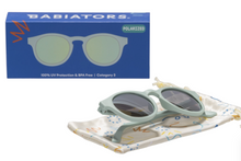 Load image into Gallery viewer, Seafoam Blue Polarized Keyhole Sunglasses
