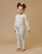 Load image into Gallery viewer, Pink Retro Stripe PJ Set
