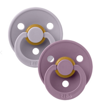 Load image into Gallery viewer, BIBS Colour 2 Pack Latex Pacifiers
