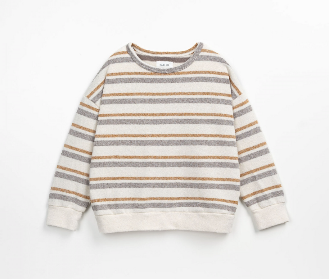 Sand Stripes Knit Sweater