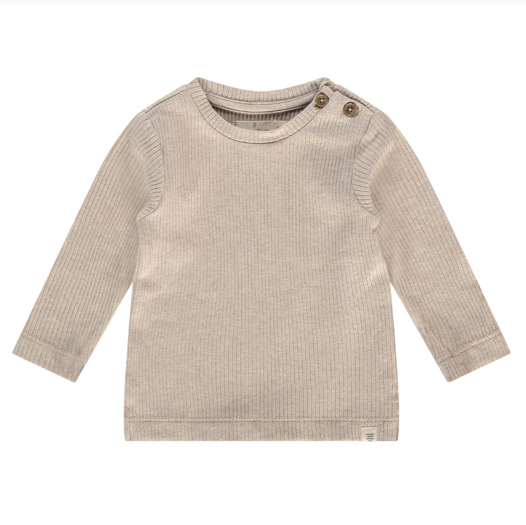 Desert Ribbed Long Sleeve Top