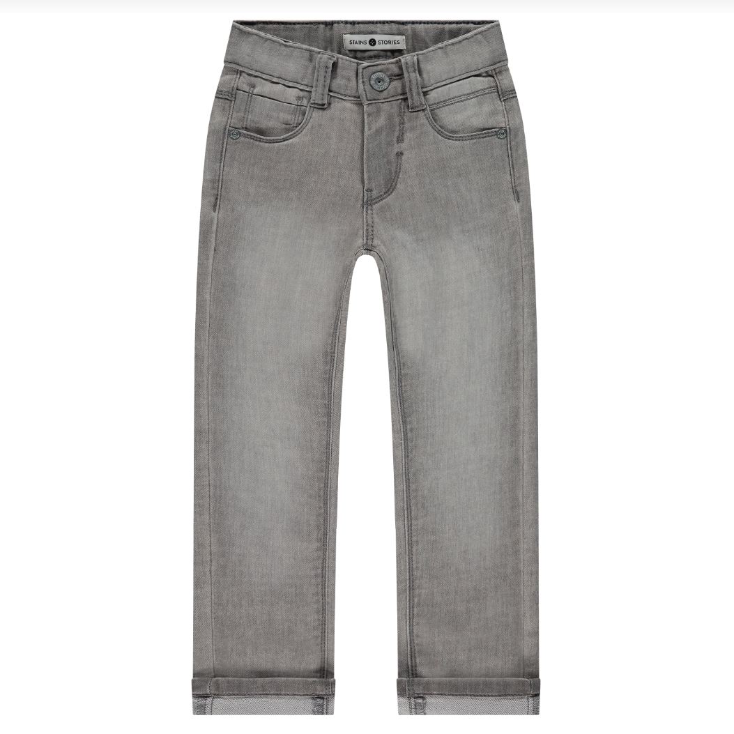 Mid Grey Boot Cut Denim