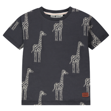 Load image into Gallery viewer, Charcoal Giraffes Tee
