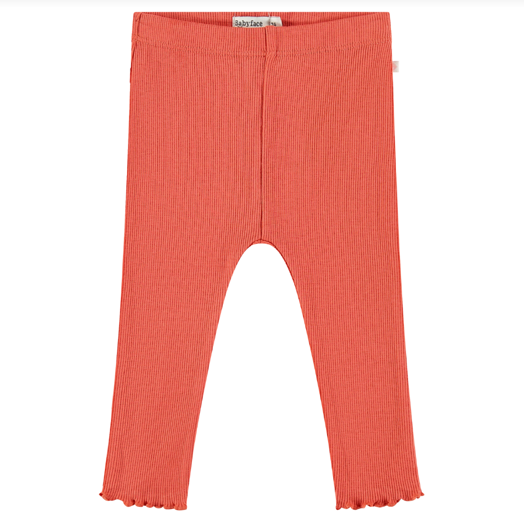 Strawberry Ribbed Leggings