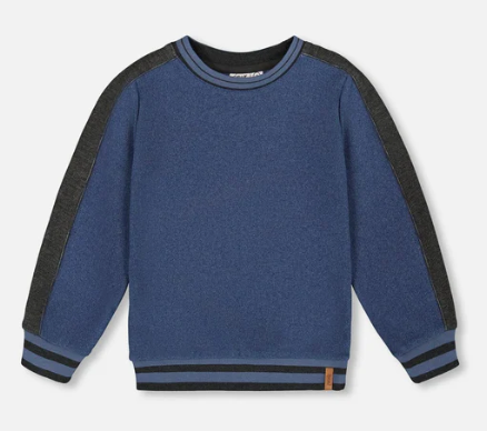 Patriot Blue Ribbed Sweatshirt