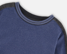 Load image into Gallery viewer, Patriot Blue Ribbed Sweatshirt
