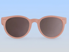 Load image into Gallery viewer, Blush Pink Round Sunglasses Mirrored Brown
