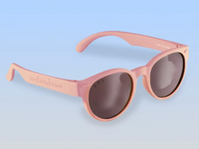 Load image into Gallery viewer, Blush Pink Round Sunglasses Mirrored Brown
