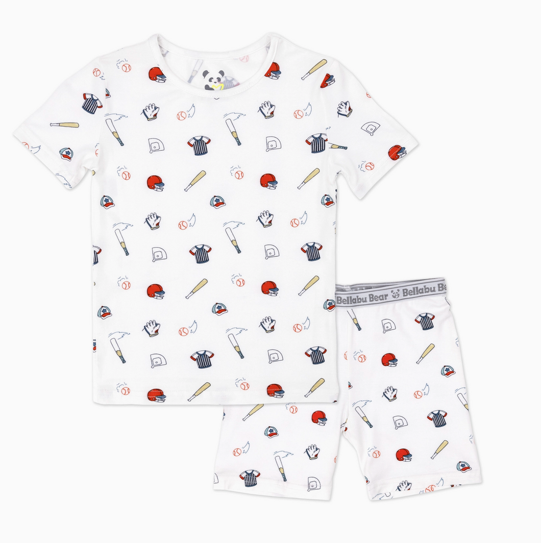 Baseball Bamboo 2pc Pajama Set