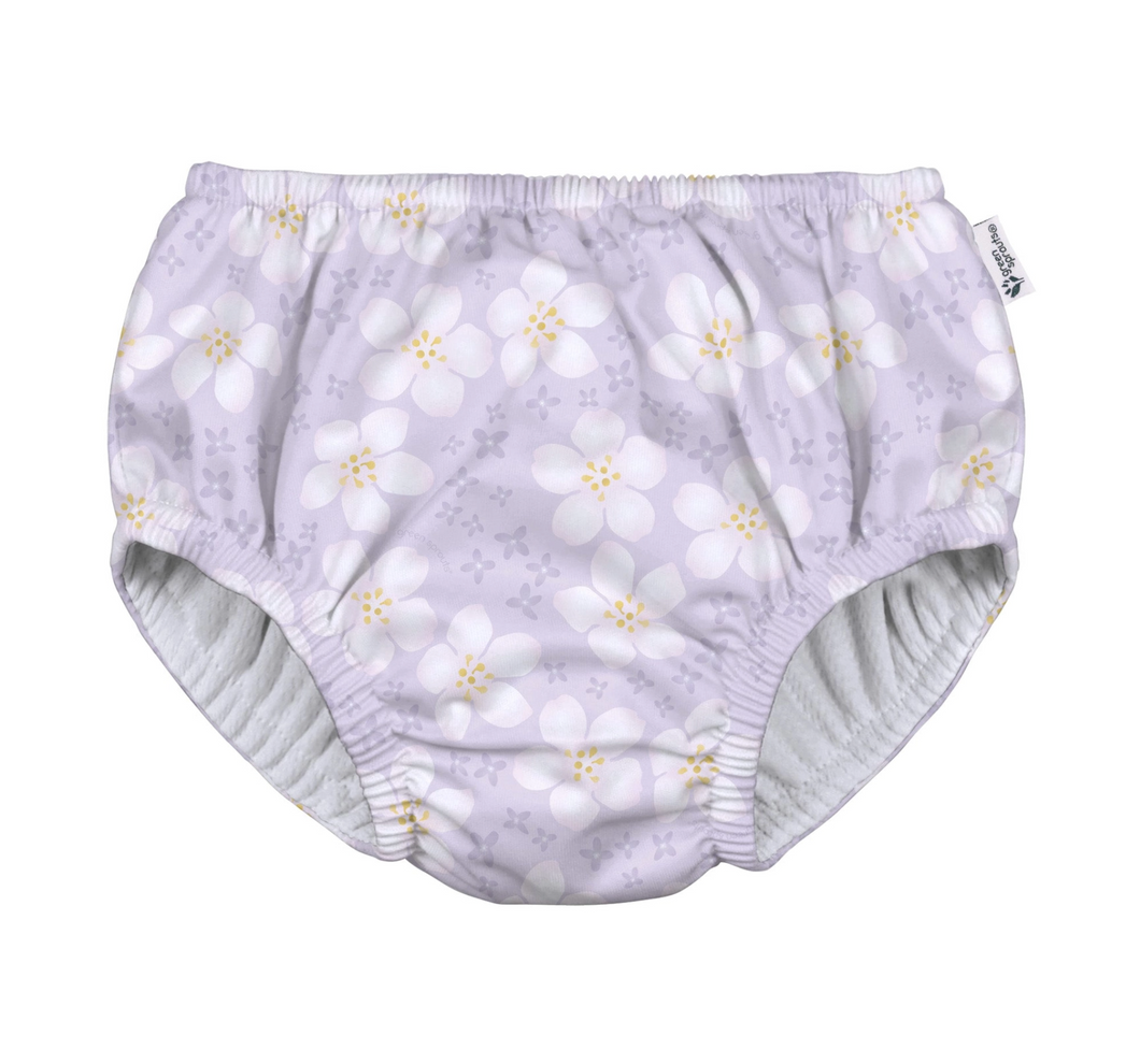 Light Lavender Blossom Eco Pull-Up Swim Diaper