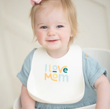 Load image into Gallery viewer, I Love Mom Wonder Bib
