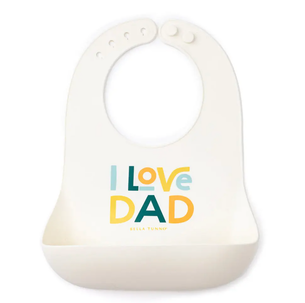 I Love Dad Wonder Bib