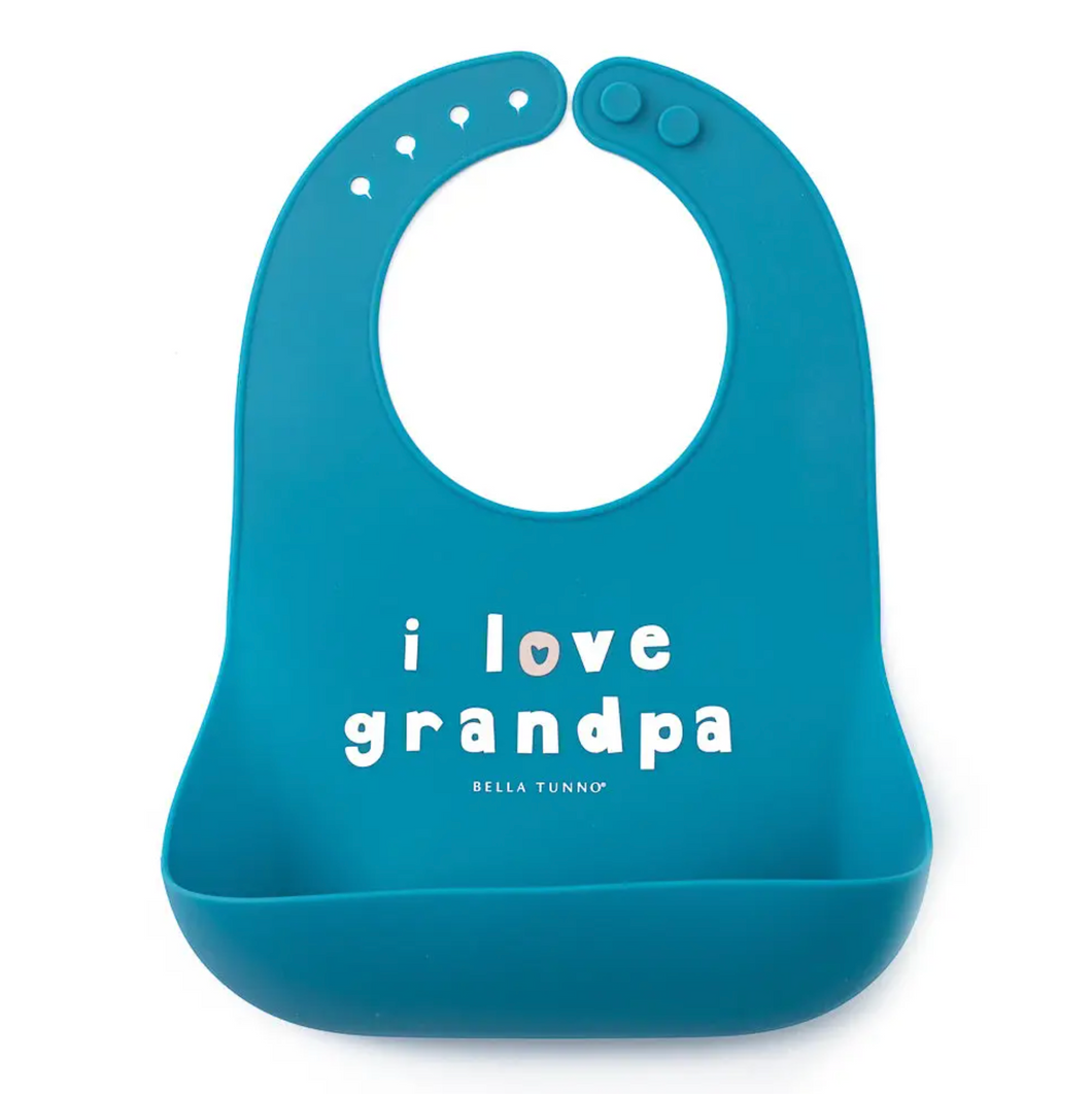 I Love Grandpa Wonder Bib