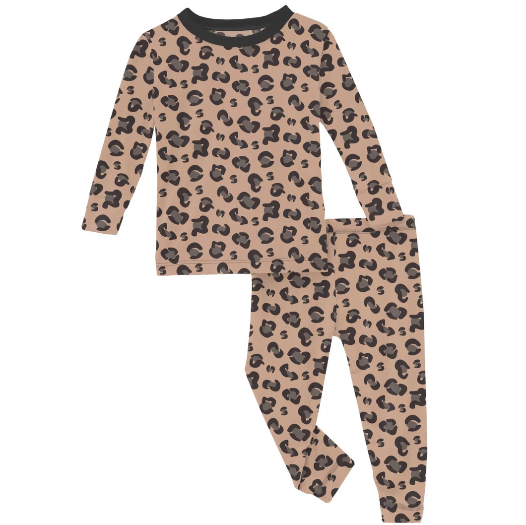 Suede Cheetah Pajama Set