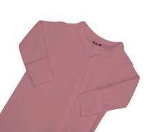 Load image into Gallery viewer, Dusty Rose 2-Way Zippered Footie
