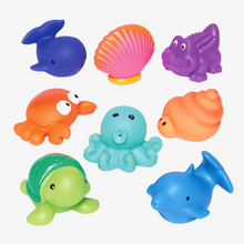 Load image into Gallery viewer, Sea Party Squirties Bath Toy Set
