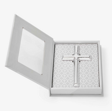 Load image into Gallery viewer, Silver Ceramic Cross
