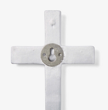 Load image into Gallery viewer, Silver Ceramic Cross
