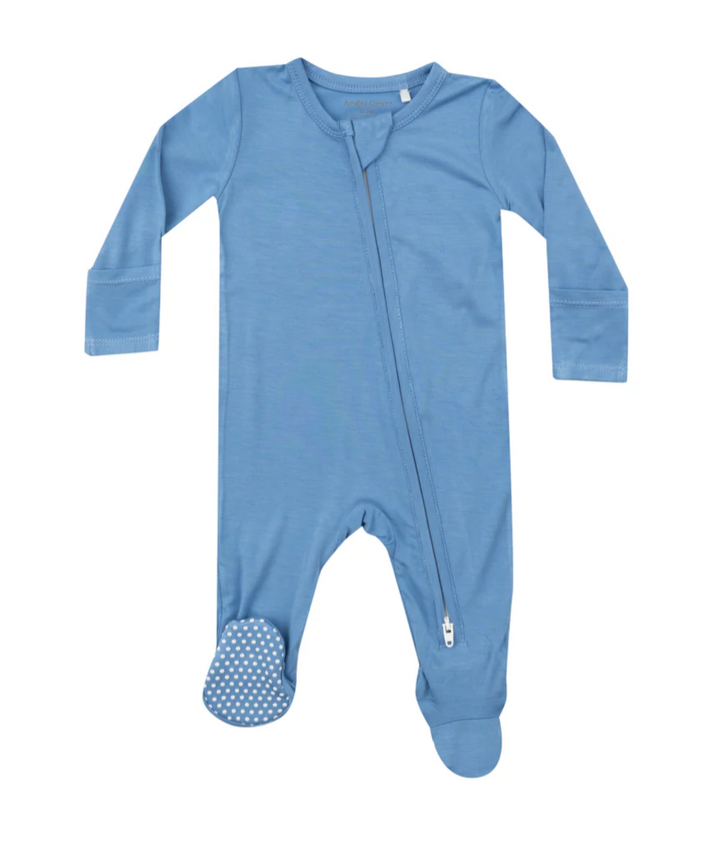 Lichen Blue Two-Way Zip Footie