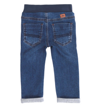 Load image into Gallery viewer, Rolled Cuff Denim Infant Pant
