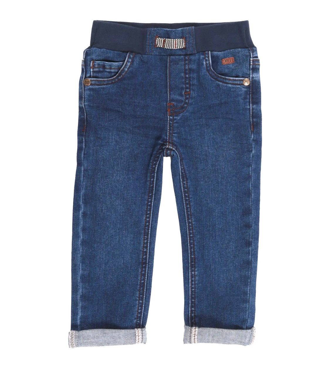 Rolled Cuff Denim Infant Pant