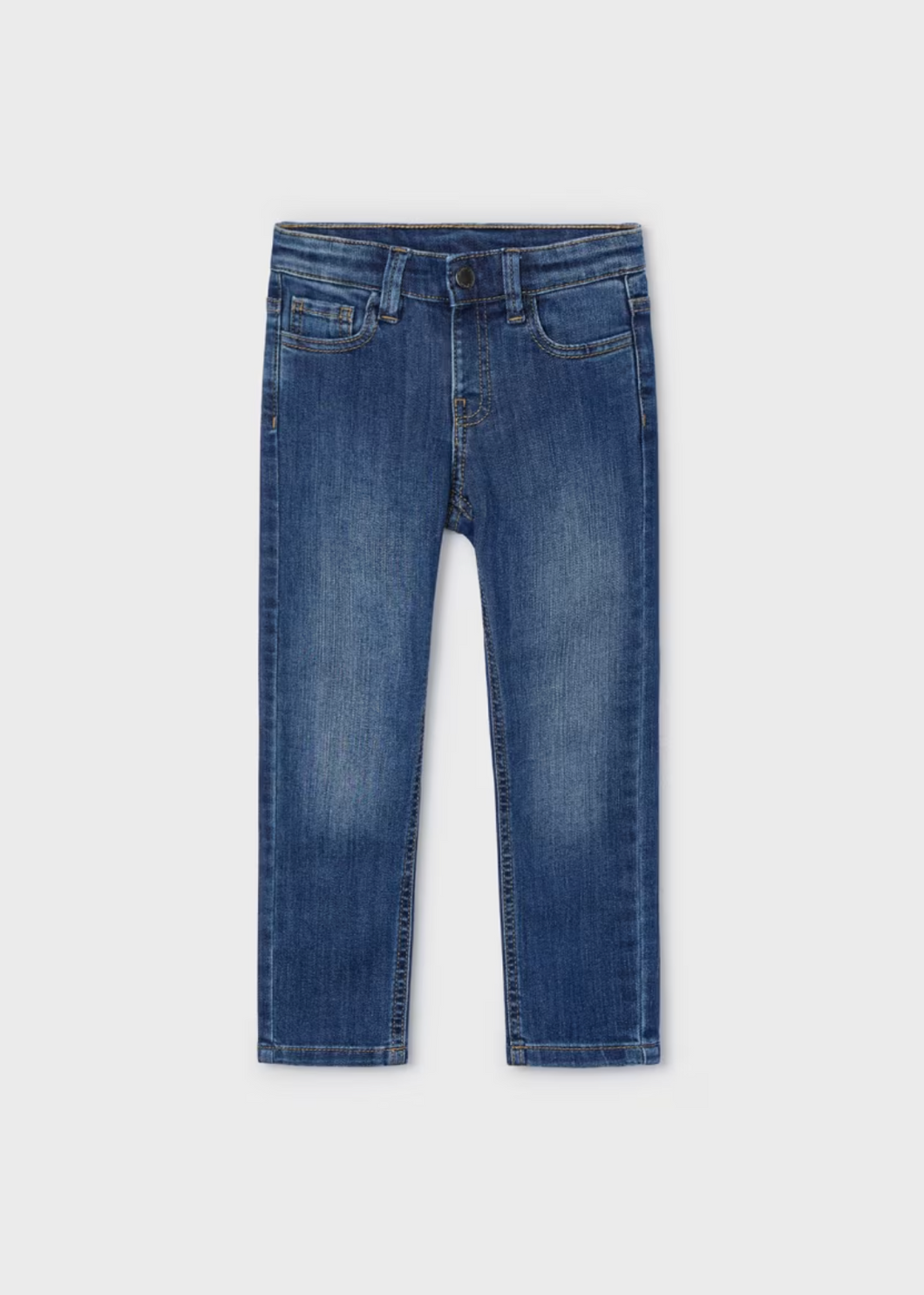 Boys Medium Wash Slim Fit Jeans