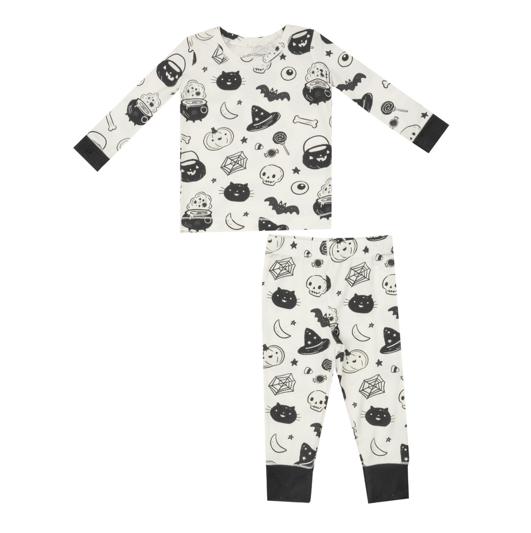 Black & White Halloween PJ Set