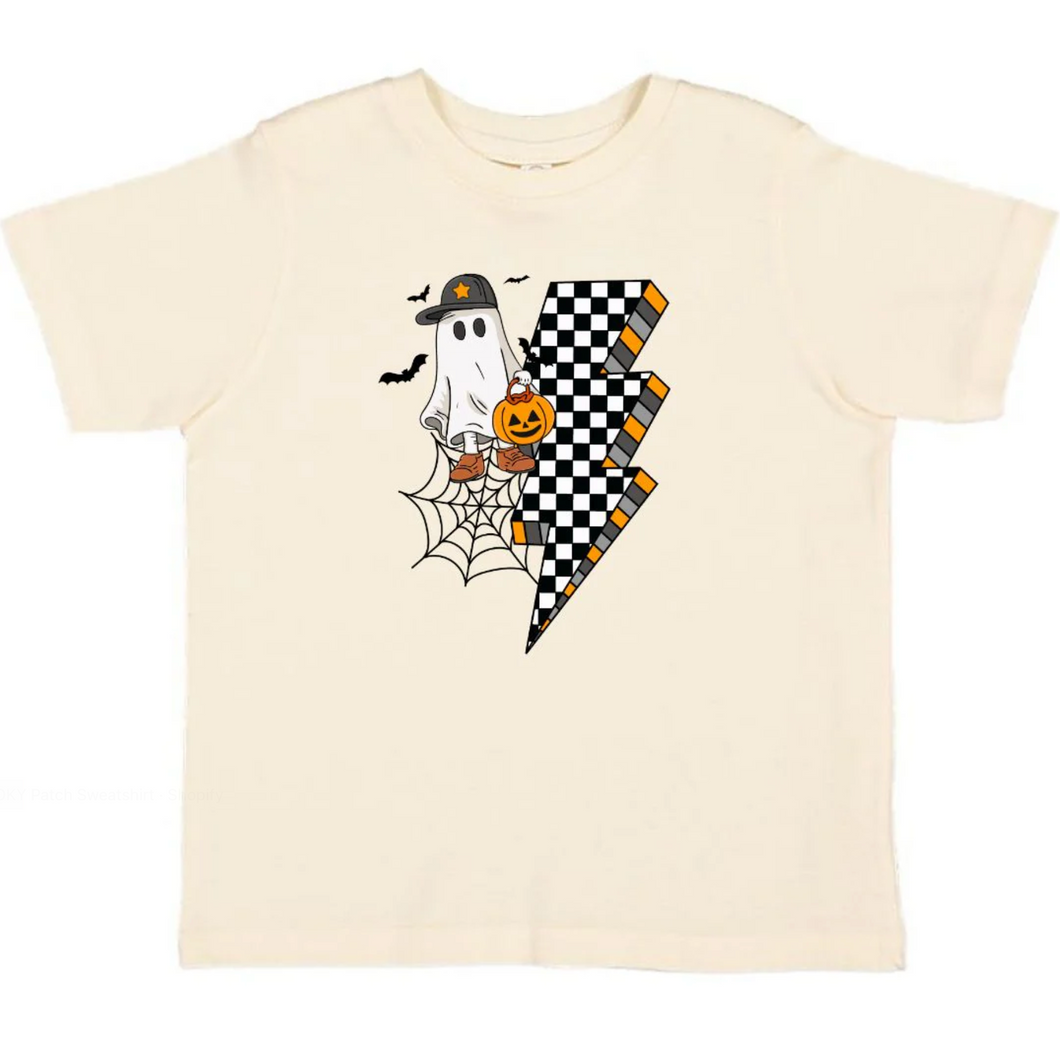 Checker Ghost Tee