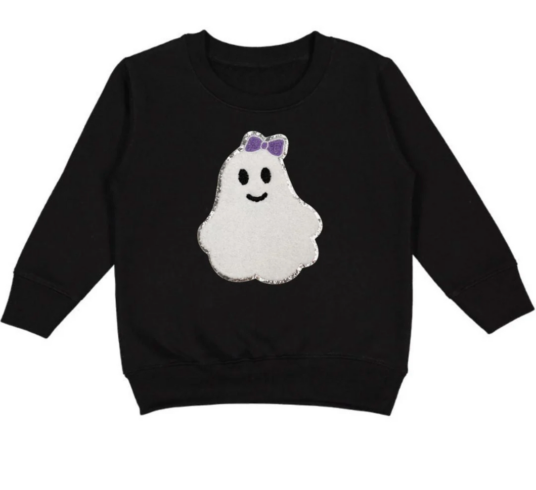 Girly Ghost Patch Sweatshirt