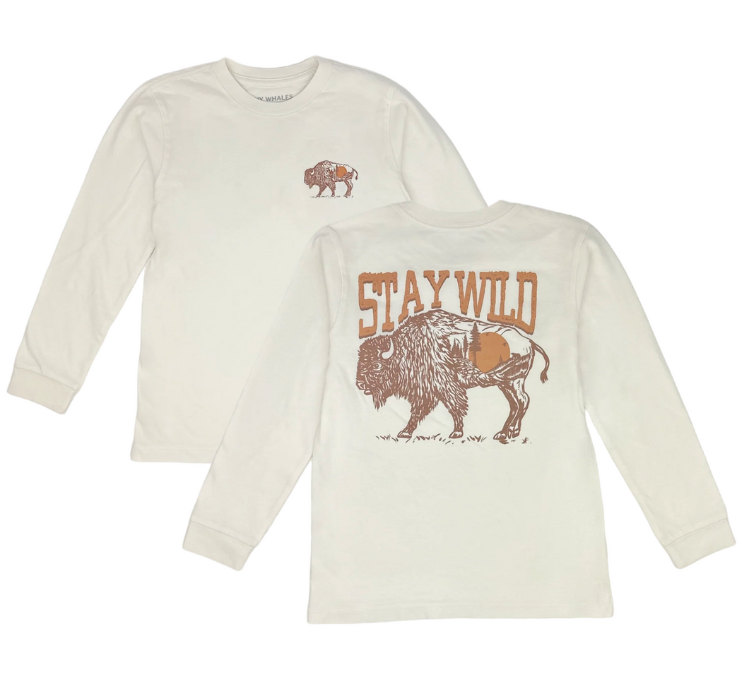 Stay Wild Buffalo Long Sleeve Top