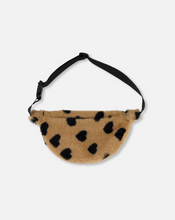 Load image into Gallery viewer, Caramel Hearts Faux Fur Fanny Pack
