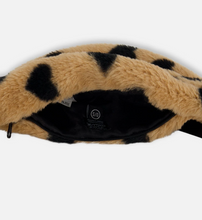 Load image into Gallery viewer, Caramel Hearts Faux Fur Fanny Pack
