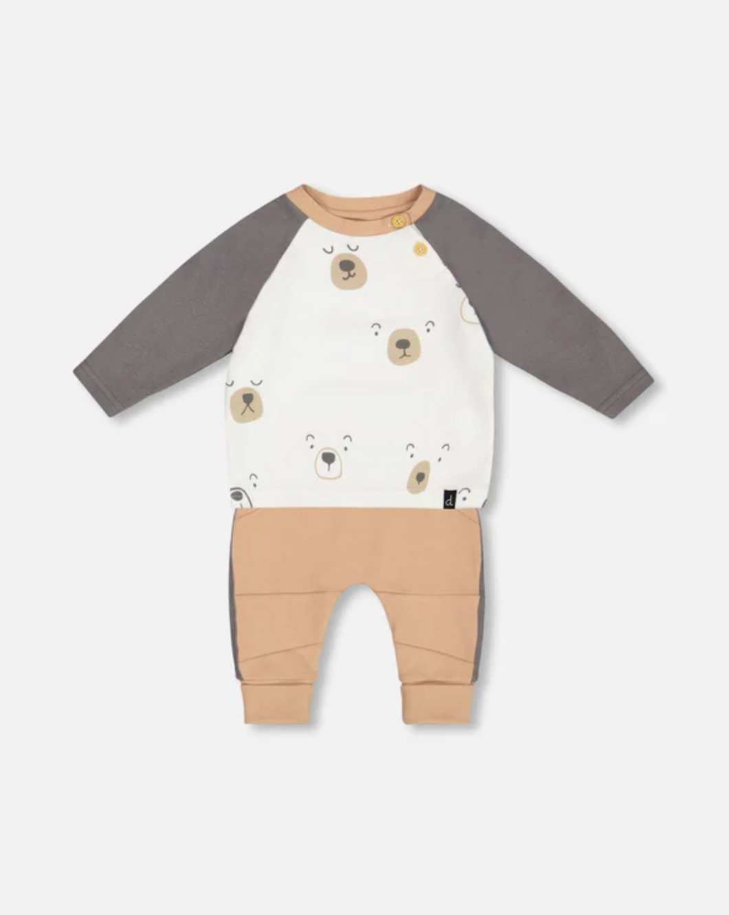 Bear Print 2pc Set