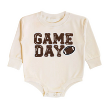 Load image into Gallery viewer, Game Day Patch Bubble Romper
