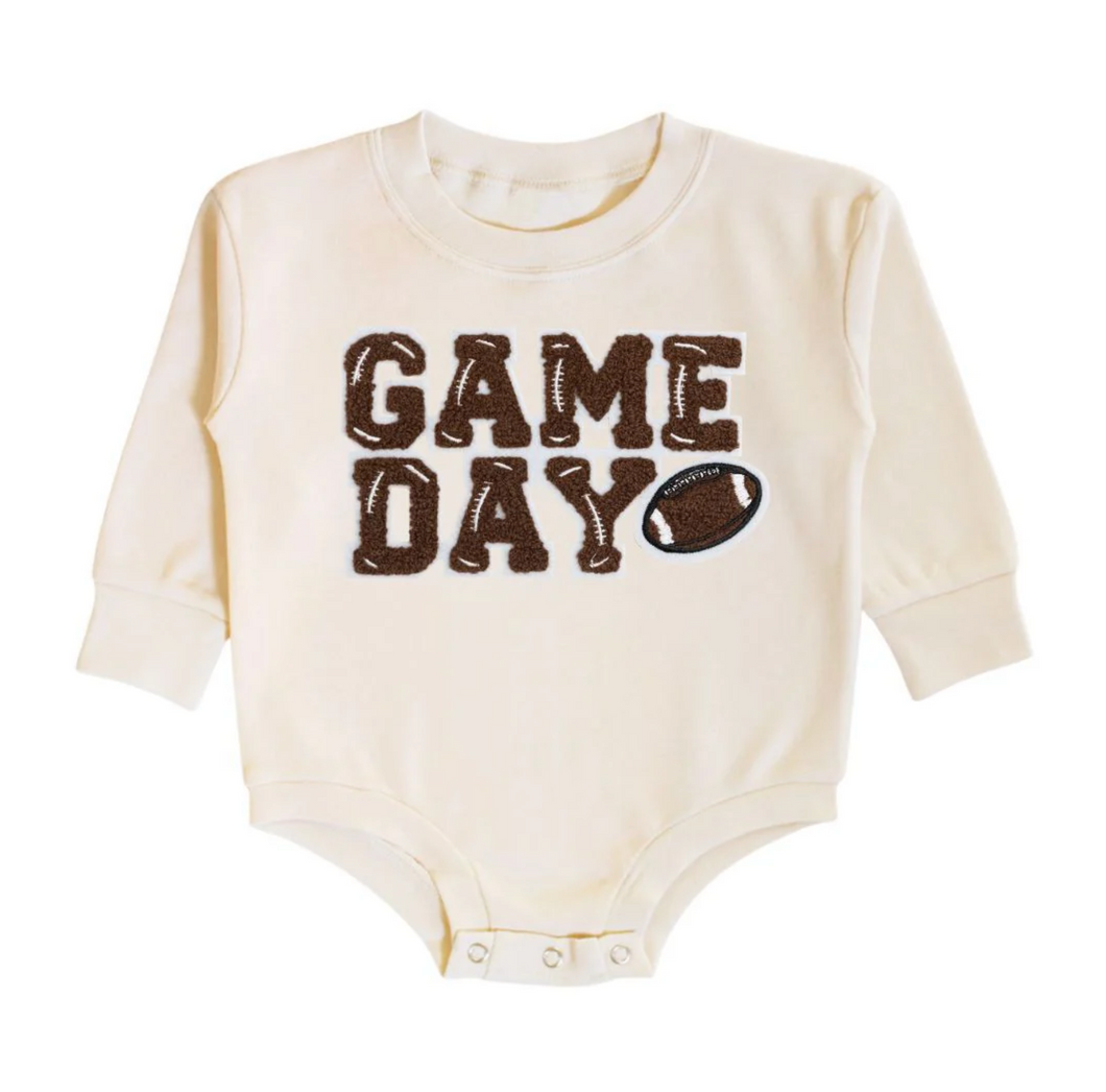 Game Day Patch Bubble Romper