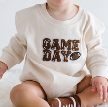 Load image into Gallery viewer, Game Day Patch Bubble Romper
